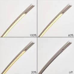 Hofstein Santa Marta Stehleuchte LED Nickel-Matt, 1-flammig -LED Leuchten Verkäufe santa marta stehleuchte h3299302 do1 25