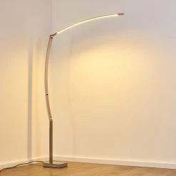 Hofstein Santa Marta Stehleuchte LED Nickel-Matt, 1-flammig -LED Leuchten Verkäufe santa marta stehleuchte h3299302 do1 29