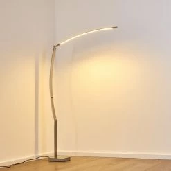 Hofstein Santa Marta Stehleuchte LED Nickel-Matt, 1-flammig -LED Leuchten Verkäufe santa marta stehleuchte h3299302 do1 31