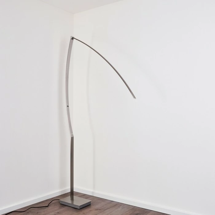 Hofstein Santa Marta Stehleuchte LED Nickel-Matt, 1-flammig 24 Hofstein Santa Marta Stehleuchte LED Nickel-Matt, 1-flammig – Bild 24