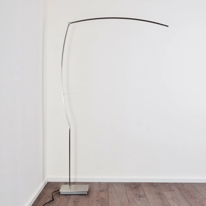 Hofstein Santa Marta Stehleuchte LED Nickel-Matt, 1-flammig 6 Hofstein Santa Marta Stehleuchte LED Nickel-Matt, 1-flammig – Bild 6