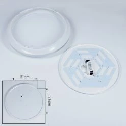 Hofstein Sapioris Deckenpanel LED Weiß, 1-flammig -LED Leuchten Verkäufe sapioris deckenpanel h3417041 4