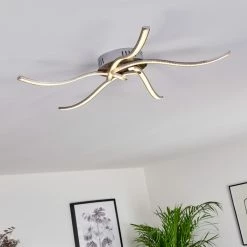 Hofstein Saskatoon Deckenleuchte LED Nickel-Matt, 5-flammig 34 Hofstein Saskatoon Deckenleuchte LED Nickel-Matt, 5-flammig -LED Leuchten Verkäufe saskatoon deckenleuchte h3008263 15