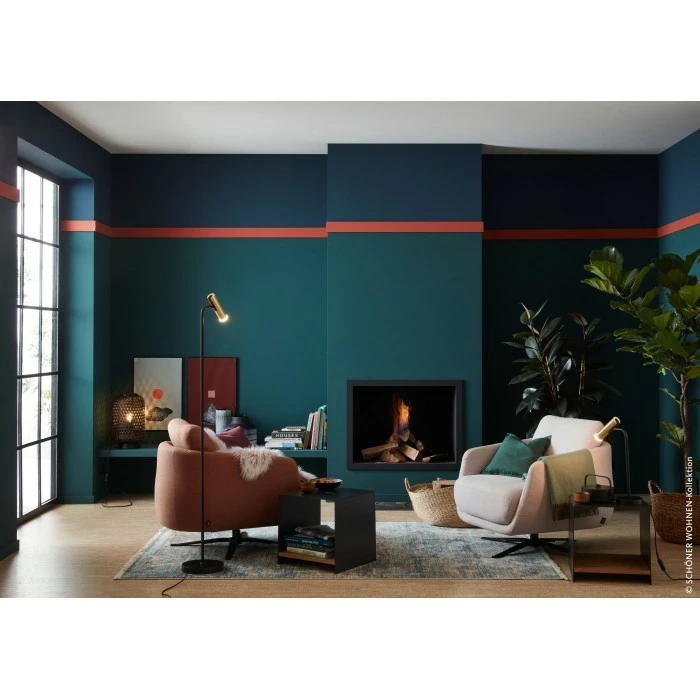 SCHÖNER WOHNEN-Kollektion Stehleuchte STINA LED Schwarz, 1-flammig 1 SCHÖNER WOHNEN-Kollektion Stehleuchte STINA LED Schwarz, 1-flammig