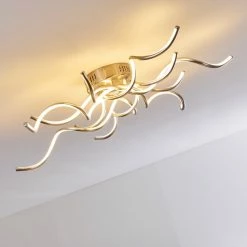 Hofstein Scugog Deckenleuchte LED Nickel-Matt, 6-flammig -LED Leuchten Verkäufe scugog deckenleuchte h3009932 11