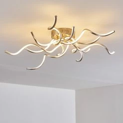 Hofstein Scugog Deckenleuchte LED Nickel-Matt, 6-flammig -LED Leuchten Verkäufe scugog deckenleuchte h3009932 17