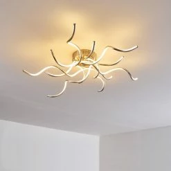 Hofstein Scugog Deckenleuchte LED Nickel-Matt, 6-flammig -LED Leuchten Verkäufe scugog deckenleuchte h3009932 18