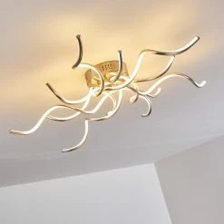 Hofstein Scugog Deckenleuchte LED Nickel-Matt, 6-flammig -LED Leuchten Verkäufe scugog deckenleuchte h3009932 6