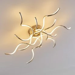 Hofstein Scugog Deckenleuchte LED Nickel-Matt, 1-flammig -LED Leuchten Verkäufe scugog deckenleuchte h3110751 do1 4