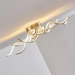 Hofstein Scugog Deckenleuchte LED Nickel-Matt, 1-flammig -LED Leuchten Verkäufe scugog deckenleuchte h3110751 do1 7