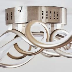 Hofstein Scugog Deckenleuchte LED Nickel-Matt, 1-flammig -LED Leuchten Verkäufe scugog deckenleuchte h3110751 do1 8