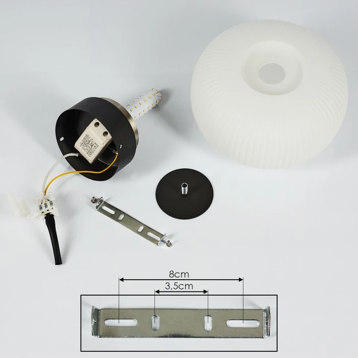 Hofstein Sebep Deckenleuchte LED Schwarz, 1-flammig 5 Hofstein Sebep Deckenleuchte LED Schwarz, 1-flammig – Bild 5