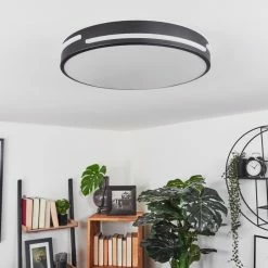 Hofstein Seewen Deckenleuchte LED Schwarz, Weiß, 1-flammig, Fernbedienung 23 Hofstein Seewen Deckenleuchte LED Schwarz, Weiß, 1-flammig, Fernbedienung -LED Leuchten Verkäufe seewen deckenleuchte h3550250 11