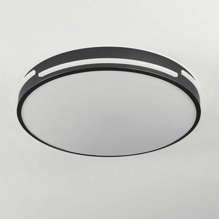 Hofstein Seewen Deckenleuchte LED Schwarz, Weiß, 1-flammig, Fernbedienung 8 Hofstein Seewen Deckenleuchte LED Schwarz, Weiß, 1-flammig, Fernbedienung – Bild 8