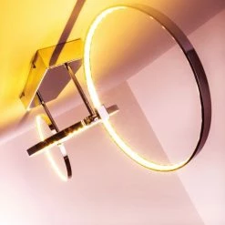 Hofstein Sepino Deckenleuchte LED Chrom, 1-flammig