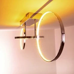 Hofstein Sepino Deckenleuchte LED Chrom, 1-flammig -LED Leuchten Verkäufe sepino deckenleuchte h165912 13