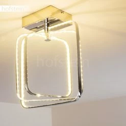 Hofstein Sepino Deckenleuchte LED Chrom, 1-flammig -LED Leuchten Verkäufe sepino deckenleuchte h165929 12