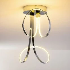 Hofstein Sepino Deckenleuchte LED Chrom, 1-flammig 24 Hofstein Sepino Deckenleuchte LED Chrom, 1-flammig -LED Leuchten Verkäufe sepino deckenleuchte h165950 9