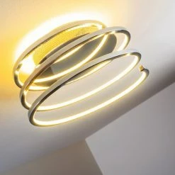 Hofstein Sepino Deckenleuchte LED Chrom, 1-flammig