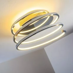 Hofstein Sepino Deckenleuchte LED Chrom, 1-flammig -LED Leuchten Verkäufe sepino deckenleuchte h165998 2