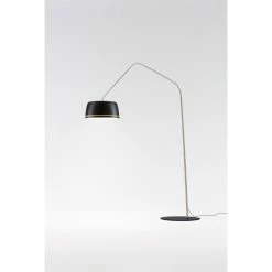 Serien Lighting CENTRAL Bogenlampe LED Chrom, Schwarz, 1-flammig