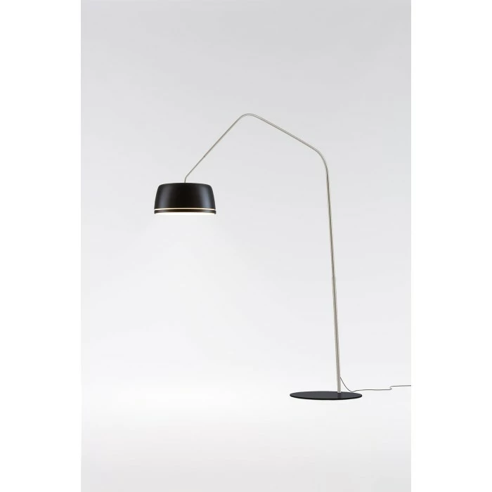 Serien Lighting CENTRAL Bogenlampe LED Chrom, Schwarz, 1-flammig 1 Serien Lighting CENTRAL Bogenlampe LED Chrom, Schwarz, 1-flammig