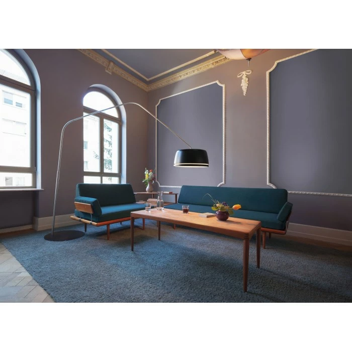 Serien Lighting CENTRAL Bogenlampe LED Chrom, Schwarz, 1-flammig 2 Serien Lighting CENTRAL Bogenlampe LED Chrom, Schwarz, 1-flammig – Bild 2