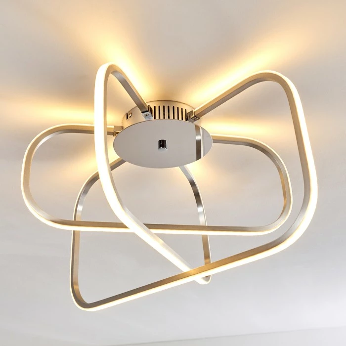 Hofstein Serre Deckenleuchte LED Chrom, 1-flammig 13 Hofstein Serre Deckenleuchte LED Chrom, 1-flammig – Bild 13