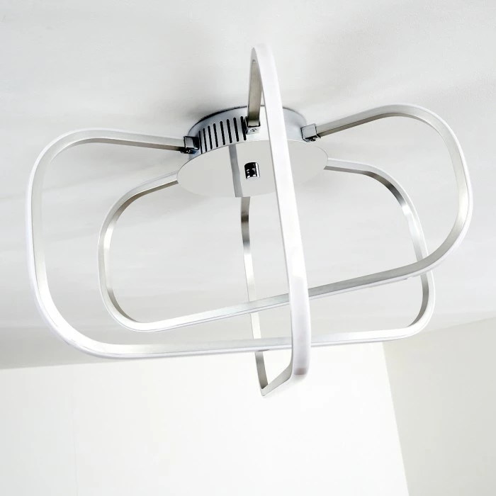 Hofstein Serre Deckenleuchte LED Chrom, 1-flammig 14 Hofstein Serre Deckenleuchte LED Chrom, 1-flammig – Bild 14