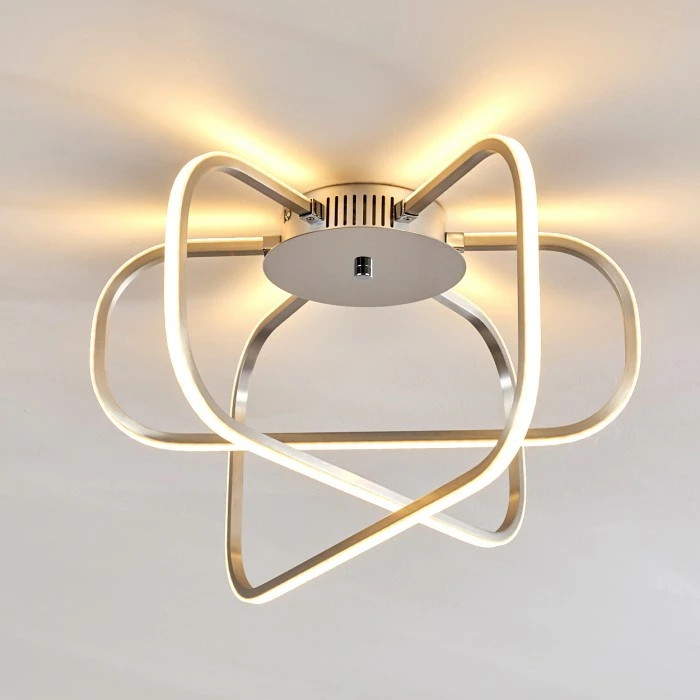 Hofstein Serre Deckenleuchte LED Chrom, 1-flammig 15 Hofstein Serre Deckenleuchte LED Chrom, 1-flammig – Bild 15