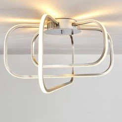 Hofstein Serre Deckenleuchte LED Chrom, 1-flammig 37 Hofstein Serre Deckenleuchte LED Chrom, 1-flammig -LED Leuchten Verkäufe serre deckenleuchte h167510 16