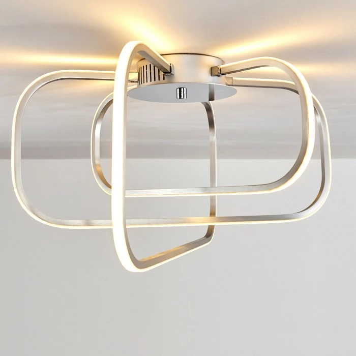 Hofstein Serre Deckenleuchte LED Chrom, 1-flammig 17 Hofstein Serre Deckenleuchte LED Chrom, 1-flammig – Bild 17