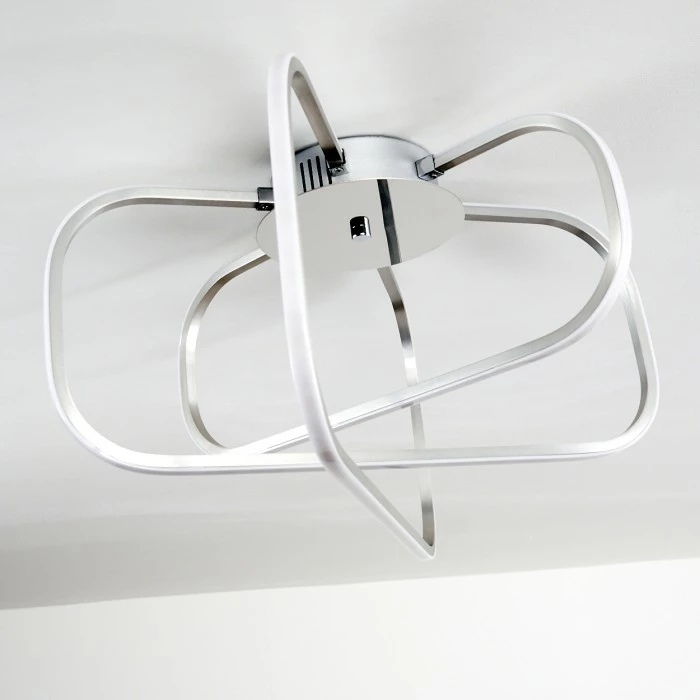 Hofstein Serre Deckenleuchte LED Chrom, 1-flammig 5 Hofstein Serre Deckenleuchte LED Chrom, 1-flammig – Bild 5