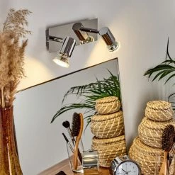 Hofstein Sibarco Wandleuchte LED Chrom, 2-flammig -LED Leuchten Verkäufe sibarco wandleuchte h3548196 5