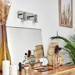 Hofstein Sibarco Wandleuchte LED Chrom, 2-flammig -LED Leuchten Verkäufe sibarco wandleuchte h3548196 8