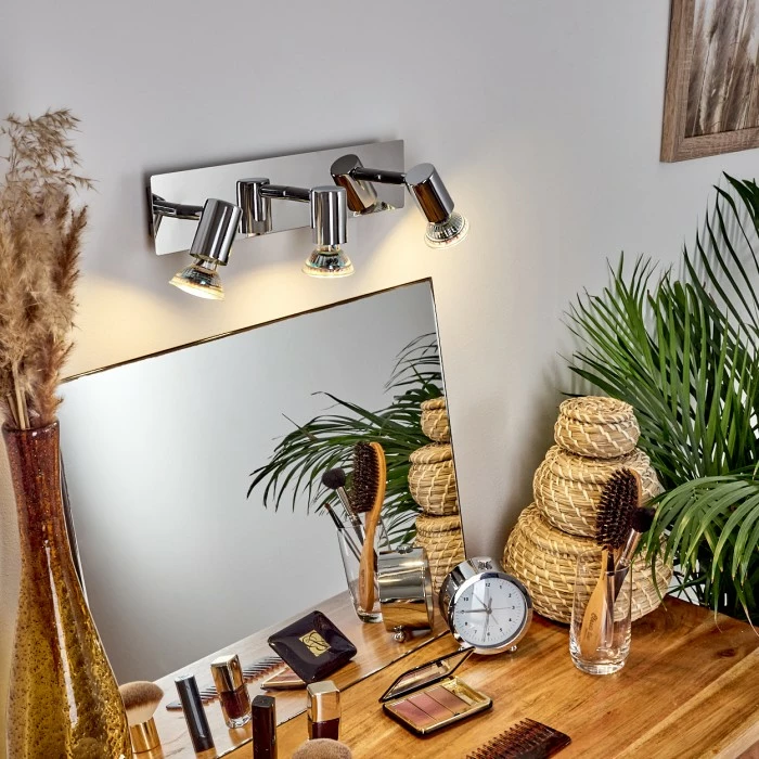 Hofstein Sibarco Wandleuchte LED Chrom, 3-flammig 7 Hofstein Sibarco Wandleuchte LED Chrom, 3-flammig – Bild 7