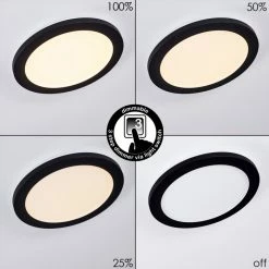 Hofstein Siguna Deckenleuchte LED Schwarz, 1-flammig 24 Hofstein Siguna Deckenleuchte LED Schwarz, 1-flammig -LED Leuchten Verkäufe siguna deckenleuchte h3373446 3