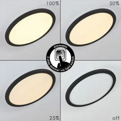 Hofstein Siguna Deckenleuchte LED Schwarz, Weiß, 1-flammig -LED Leuchten Verkäufe siguna deckenleuchte h3374726 4