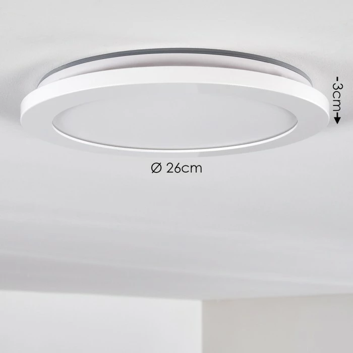 Hofstein Siguna Deckenpanel LED Weiß, 1-flammig 2 Hofstein Siguna Deckenpanel LED Weiß, 1-flammig – Bild 2