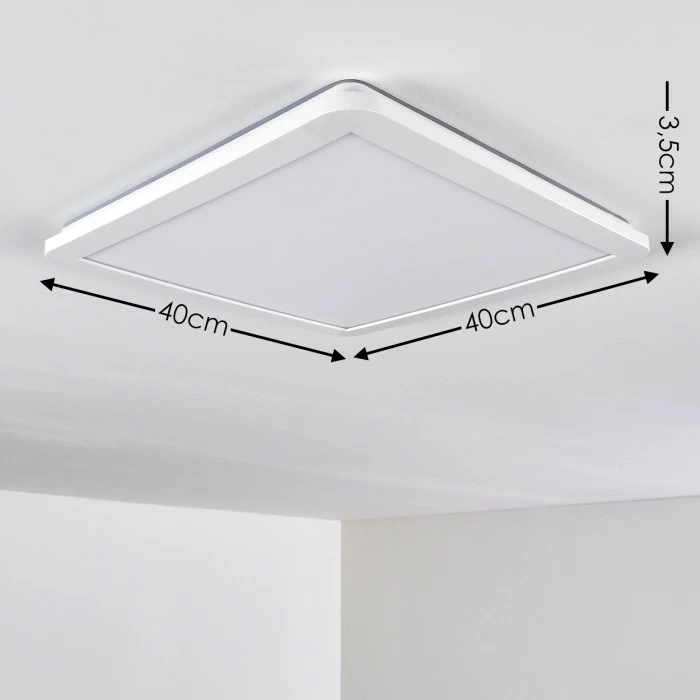 Hofstein Siguna Deckenpanel LED Weiß, 1-flammig 2 Hofstein Siguna Deckenpanel LED Weiß, 1-flammig – Bild 2