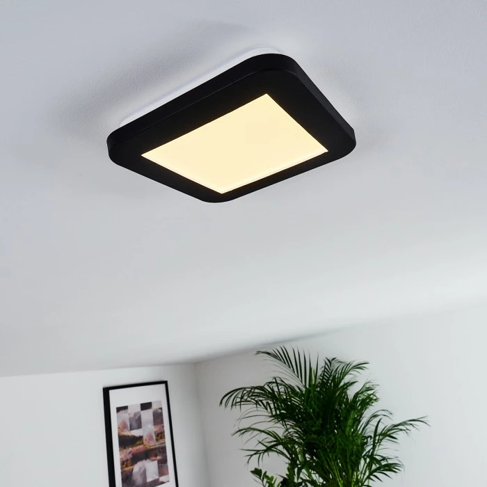 Hofstein Siguna Deckenpanel LED Weiß, 1-flammig 7 Hofstein Siguna Deckenpanel LED Weiß, 1-flammig – Bild 7