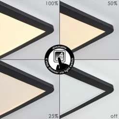 Hofstein Siguna LED Panel Schwarz, Weiß, 1-flammig -LED Leuchten Verkäufe siguna led panel h3374597 18