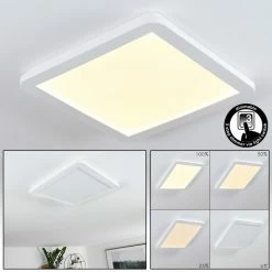Hofstein Siguna LED Panel Weiß, 1-flammig