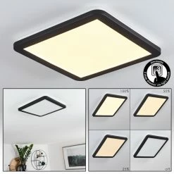 Hofstein Siguna LED Panel Schwarz, Weiß, 1-flammig