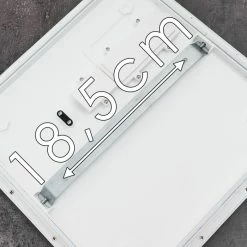 Hofstein Siguna LED Panel Schwarz, Weiß, 1-flammig -LED Leuchten Verkäufe siguna led panel h3374788 19