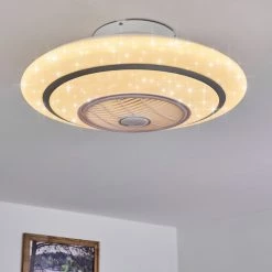 Hofstein Sitges Deckenventilator LED Weiß, 1-flammig, Fernbedienung -LED Leuchten Verkäufe sitges deckenventilator h3335109 14