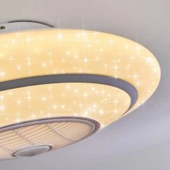 Hofstein Sitges Deckenventilator LED Weiß, 1-flammig, Fernbedienung -LED Leuchten Verkäufe sitges deckenventilator h3335109 17