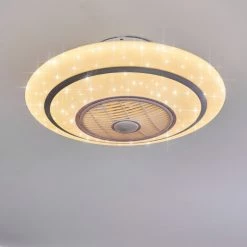 Hofstein Sitges Deckenventilator LED Weiß, 1-flammig, Fernbedienung -LED Leuchten Verkäufe sitges deckenventilator h3335109 6