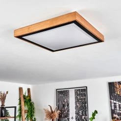 Hofstein Sobredo Deckenleuchte LED Schwarz, Naturfarben, 1-flammig -LED Leuchten Verkäufe sobredo deckenleuchte h3460283 9