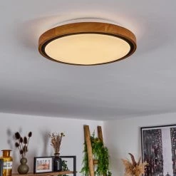 Hofstein Sobredo Deckenleuchte LED Schwarz, Weiß, Naturfarben, 1-flammig 21 Hofstein Sobredo Deckenleuchte LED Schwarz, Weiß, Naturfarben, 1-flammig -LED Leuchten Verkäufe sobredo deckenleuchte h3560495 10